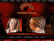 Tablet Screenshot of locduphair.com